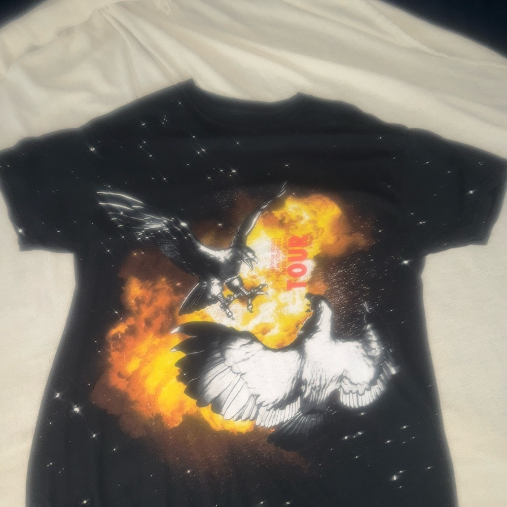 Travis Scott Birds Eye view tour shirt